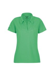 TRIGEMA Damen Poloshirt "TRIGEMA Poloshirt ohne Knopfleiste", grün, Basic, Gr. XXL, 100% Baumwolle, Shirts