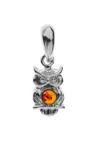 OSTSEE-SCHMUCK Damen Ketten-Anhänger "OSTSEE-SCHMUCK Anhänger kleiner Uhu Anhänger kleiner Uhu", 21 x 7mm, Silber 925 (Sterlingsilber), 1.2 g, weiß,
