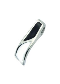 Vivance Damen Ketten-Anhänger "925/- Sterling Silber rhodiniert Lack", ONE-SIZE, Silber 925 (Sterlingsilber), 2,4 g, weiß, Silber 925