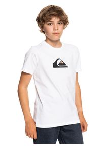 Quiksilver Kinder T-Shirt "Comp Logo", weiß, Gr. 10, [Hauptstoff] 100% Baumwolle, Shirts