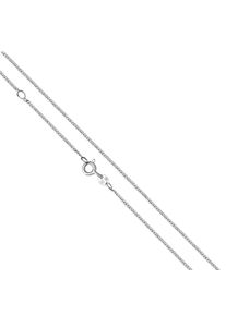 Vivance Damen Collierkettchen "375/- Weißgold", 45cm, Gold, L: 45cm B: 1.2mm, weiß, Gold, B:1.2mm, Halsketten