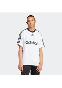 Herren T-Shirt "ADICOLOR POLY T", schwarz-weiß, sportlich, Gr. XXXL, adidas originals, Obermaterial: 100% Polyester, Shirts