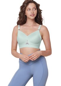 Damen Sport-BH "Triaction Gravity Lite P EX", triaction by Triumph, Gr. 80, grün, Single Jersey, Obermaterial: 47% Polyester, 33% Polyamid, 20%
