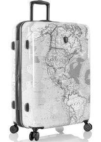 Heys Hartschalen-Trolley "Journey 3G schwarz/weiß, 76 cm", schwarz-weiß, Polycarbonat-Verbundwerkstoff, mehrfarbig, Koffer, Heys x Joachim Llambi