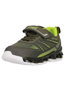 ZIGZAG Kinder Sneaker "Nunstu", Gr. 25, grün, Polyurethane, casual, Schuhe, mit blinkenden Lichtern