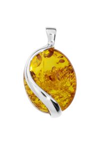 OSTSEE-SCHMUCK Damen Ketten-Anhänger "OSTSEE-SCHMUCK Anhänger Estefanja Anhänger Estefanja", 35 x 21mm, Silber 925 (Sterlingsilber), 4.7 g, weiß,