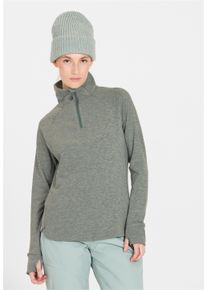 WHISTLER Damen Funktionsshirt "Kajsa", grün, casual, Gr. 48, unifarben, 92% Polyester, 8% Elasthan, Shirts, mit wärmendem Stehkragen und