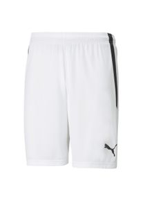 Puma Herren Sporthose "teamLIGA Fußballshorts Herren", schwarz-weiß, Gr. XS, unifarben, Obermaterial: 100% Polyester; Seite: 100% Polyester, Hosen