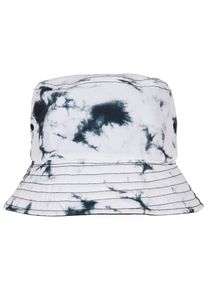Flexfit Damen Trucker Cap "Flexfit Accessoires Batik Dye Reversible Bucket Hat", schwarz-weiß, casual, 100% Polyester, Caps