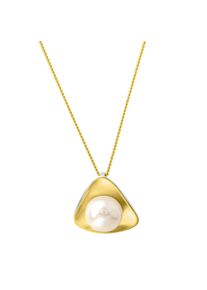 Celesta Damen Kette mit Anhänger, 45,0cm, Silber 925 (Sterlingsilber), L: 45cm B: 19.0mm, weiß, Silber 925 (Sterlingsilber), B:19.0mm, Halsketten
