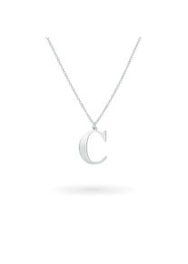 Beka & Bell BEKA & BELL Damen Kette mit Anhänger "925-Sterling Silber Glänzend 45cm", 45cm, Silber 925 (Sterlingsilber), L: 45cm, weiß, Silber 925