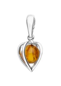 OSTSEE-SCHMUCK Damen Ketten-Anhänger "OSTSEE-SCHMUCK Anhänger Finnja Anhänger Finnja", 20 x 9mm, Silber 925 (Sterlingsilber), 1.3 g, weiß, Silber 925