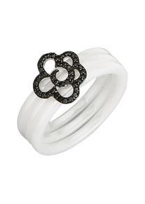 Jacques Lemans Damen Fingerring "925/- Sterling Silber rhodiniert", 062 (19,7), Silber 925 (Sterlingsilber), weiß, Silber 925 (Sterlingsilber),