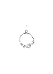 Vivance Damen Ketten-Anhänger "375/- Weißgold Zirkonia weiß", ONE-SIZE, Gold, 0,8 g, weiß, Gold, Schmuckanhänger