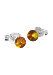 OSTSEE-SCHMUCK Damen Paar Ohrstecker "OSTSEE-SCHMUCK Ohrstecker Klassisch 6 mm", 6mm, Silber 925 (Sterlingsilber), weiß, Silber 925 (Sterlingsilber),