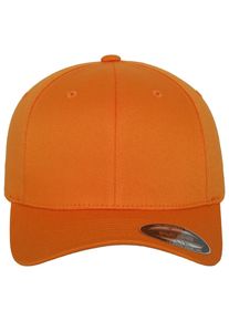 Flexfit Damen Flex Cap "Flexfit Unisex Flexfit Combed", orange, casual, Gr. S, unifarben, 63% Polyester, 34% Baumwolle, 3% Elasthan, Caps