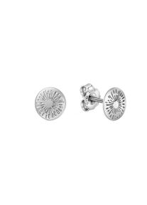 Vivance Damen Paar Ohrstecker "925/- Sterling Silber rhodiniert", ONE-SIZE, Silber 925 (Sterlingsilber), weiß, Silber 925 (Sterlingsilber), Ohrringe