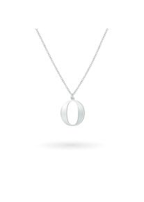 Beka & Bell BEKA & BELL Damen Kette mit Anhänger "925-Sterling Silber Glänzend 45cm", 45cm, Silber 925 (Sterlingsilber), L: 45cm, weiß, Silber 925