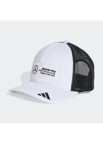 Herren Beanie "MER TM TRKL CAP", schwarz-weiß, sportlich, adidas Performance, Obermaterial: 92% Polyester, 8% Elasthan, Mützen, Mercedes AMG