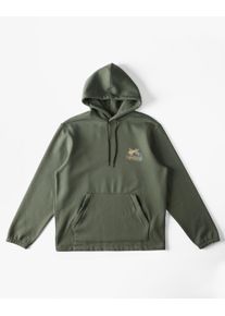 Billabong Herren Hoodie "Compass", grün, Gr. S, 60% Polyester, 40% Baumwolle, Sweatshirts