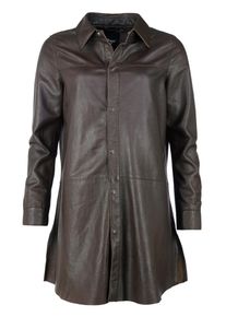 Maze Damen Langjacke "42021101", braun, Gr. M, Obermaterial: 100% Lammleder, Jacken