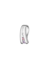 Vivance Damen Ketten-Anhänger "925-Sterling Silber weiss", ONE-SIZE, Silber 925 (Sterlingsilber), 1,1 g, weiß, Silber 925 (Sterlingsilber),