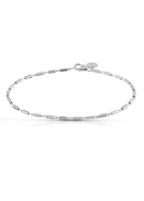 Vivance Damen Armband "925/- Sterling Silber rhodiniert", 19cm, Silber 925 (Sterlingsilber), weiß, Silber 925 (Sterlingsilber), Armbänder