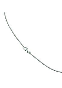 Vivance Damen Collierkettchen "925/- Sterling Silber rhodiniert", 38cm, Silber 925 (Sterlingsilber), L: 38cm B: 1.2mm, weiß, Silber 925