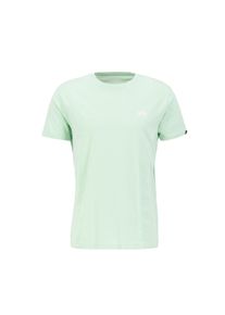 Herren T-Shirt "Alpha Industries Men - T-Shirts Basic T-Shirt SL", grün, Gr. XS, Alpha Industries, Obermaterial: 100% Baumwolle, Shirts