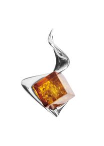 OSTSEE-SCHMUCK Damen Ketten-Anhänger "OSTSEE-SCHMUCK Anhänger Amely Anhänger Amely", 30 x 20mm, Silber 925 (Sterlingsilber), 3.4 g, weiß, Silber 925