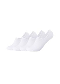 s.Oliver Damen Füßlinge "Füßlinge 4er Pack", Gr. 43, weiß, 74% Baumwolle 24% Polyamid 2% Elasthan, uni, Socken
