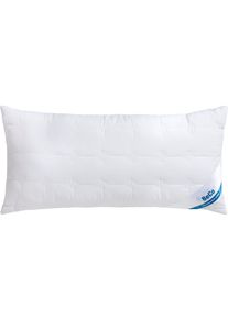 Synthetikkopfkissen Beco, B:40cm L:80cm, weiß, Bezug: 100% Polyester, Kopfkissen, "Double DeLuxe"