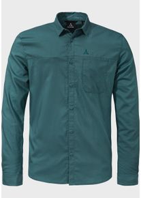 Schöffel SCHÖFFEL Herren Outdoorhemd "Shirt Treviso M", grün, modisch, Gr. 52, Oberstoff : 69% Baumwolle 25% Nylon 6% Hanf, Hemden