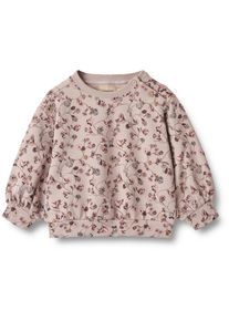 Wheat Mädchen Sweatshirt "Wheat Pullover Sweatshirt Lia"dry rose flower vine, Gr. 74, 95% Bio-Baumwolle, 5% Elastan, Sweatshirts