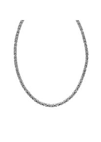 ZEEme Damen Collierkettchen "Silber 925 poliert Königskette 4mm breit", 65cm, Silber 925 (Sterlingsilber), L: 65cm B: 4.0mm, weiß, Silber 925