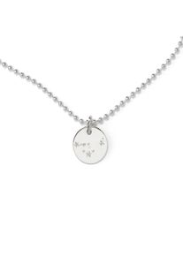 Beka & Bell BEKA & BELL Damen Armband "925 Sterling Silber Glänzend 19cm Steinbock", 19cm, Silber 925 (Sterlingsilber), weiß, Silber 925 (Sterlingsilber),