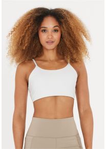 ENDURANCE ATHLECIA ATHLECIA Damen Sport-BH "Bloom", Gr. XS, weiß, 77% Polyamid, 23% Elasthan, unifarben, BHs, mit mittlerem Support