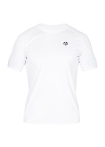 MOROTAI Herren T-Shirt "MOROTAI Herren MOROTAI Performance Basic T-Shirt", weiß, casual, Gr. S, bedruckt, 87% Polyester, 13% Elasthan, Shirts