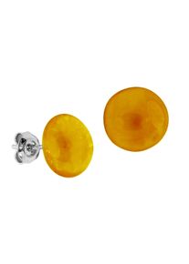 OSTSEE-SCHMUCK Damen Paar Ohrstecker "OSTSEE-SCHMUCK Ohrstecker Klassisch Ohrstecker Klassisch", 11 x 11mm, Silber 925 (Sterlingsilber), weiß, Silber