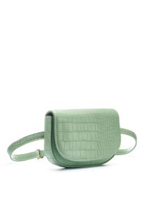 Lascana Damen Bauchtasche "Gürteltasche", grün, Lederimitat, unifarben, Strukturmuster, geprägtes Muster, animal-print, clean, Taschen, in