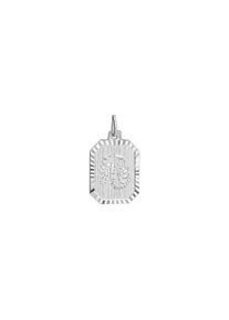 Vivance Damen Ketten-Anhänger "925-Sterling Silber rhodiniert", ONE-SIZE, Silber 925 (Sterlingsilber), 1,2 g, weiß, Silber 925 (Sterlingsilber),