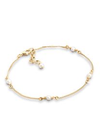 Elli Damen Perlenarmband "Süßwasserzuchtperle 925 Sterling Silber", 18cm, ohne Stein, Silber 925 (Sterlingsilber), weiß, Silber 925 (Sterlingsilber),