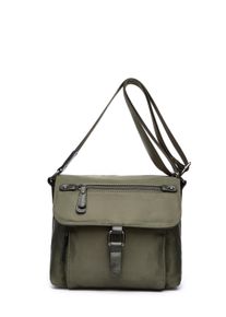 Damen Umhängetasche "Nylon", Collezione Alessandro, grün, Kunstfaser, Taschen, in modernem Design mit vielen Fächern
