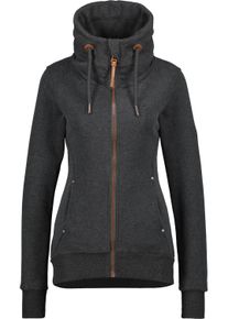 alife and kickin ALIFE & KICKIN Damen Kapuzensweatjacke "Damen VivianAK A", grau, Gr. XS, 50% Baumwolle 50% Polyester, Sweatjacken