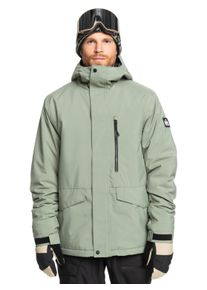Quiksilver Herren Snowboardjacke "Mission Solid", blau, Gr. L, 100% Polyester, Jacken