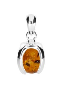 OSTSEE-SCHMUCK Damen Ketten-Anhänger "OSTSEE-SCHMUCK Anhänger Ute 10 mm Anhänger Ute 10 mm", 21 x 12mm, Silber 925 (Sterlingsilber), 3.2 g, weiß,
