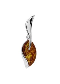 OSTSEE-SCHMUCK Damen Ketten-Anhänger "OSTSEE-SCHMUCK Anhänger Elida Anhänger Elida", 39 x 10mm, Silber 925 (Sterlingsilber), 3.4 g, weiß, Silber 925