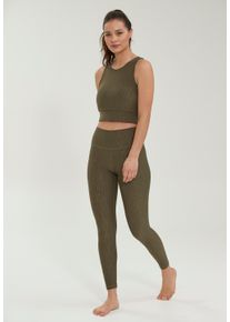 ENDURANCE ATHLECIA ATHLECIA Damen Sport-BH "Alma", Gr. S, grün, 100% Polyester, unifarben, BHs, mit gepolsterten Cups