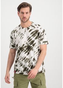 Herren T-Shirt "Alpha Industries Men - T-Shirts Tie Dye T-Shirt", grün, Gr. XXL, Alpha Industries, Obermaterial: 100% Baumwolle, Shirts