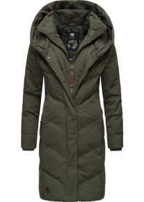 Ragwear Damen Steppmantel "Natalka", grün, modisch, Gr. XL, Außenmaterial: 100% Polyester, Innenfutter: 100% Polyester, Wattierung: 100% Polyester,